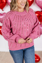 Load image into Gallery viewer, Sparkle Stripes Sweater
