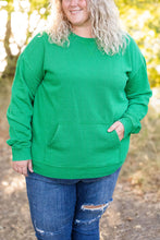 Load image into Gallery viewer, Vintage Wash Pocket Pullover - Green
