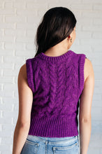 Load image into Gallery viewer, What&#39;s On Your Mind Cable Knit Vest
