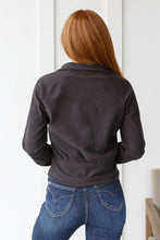Load image into Gallery viewer, Where Are You Zip Up Jacket in Black
