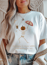 Load image into Gallery viewer, Waiting for Fall Graphic Tee (multiple color options)
