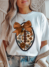 Load image into Gallery viewer, Floral Football Graphic Tee &amp; Sweatshirt (multiple color options)
