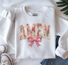 Load image into Gallery viewer, Amen in Stitches in White Graphic Sweatshirt
