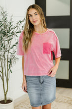 Load image into Gallery viewer, Who's That Girl Crochet Pocket T-Shirt
