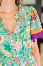 Load image into Gallery viewer, Wildflower Wish Gathered Tier Dress in Mint
