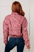 Load image into Gallery viewer, Wish Me Well Floral Printed Puffer Jacket in Rose Multi
