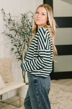 Load image into Gallery viewer, Won't Be Long Collared Sweater Button Down in in Hunter Green
