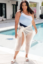 Load image into Gallery viewer, Wrapped In Summer Versatile Swim Cover in White
