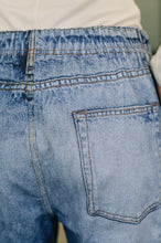 Load image into Gallery viewer, Pacific Pulse Printed Faux Denim Wide Leg Bottoms
