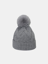 Load image into Gallery viewer, Roll Rim Hat with Pompom
