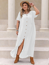 Load image into Gallery viewer, Round Neck Half Sleeve Dress (2 color options)
