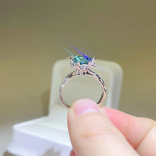 Load image into Gallery viewer, 2 Carat Moissanite 925 Sterling Silver Ring
