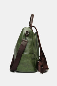 PU Leather Backpack Bag (multiple color options)