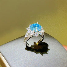 Load image into Gallery viewer, 3 Carat Moissanite Zircon 925 Sterling Silver Ring
