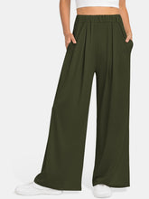 Load image into Gallery viewer, Elastic Waist Wide Leg Pants (multiple color options)
