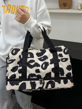 Load image into Gallery viewer, Oxford Cloth Leopard Travel Bag (multiple color options)
