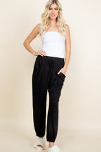 Load image into Gallery viewer, Drawstring Elastic Waist Joggers with Pockets
