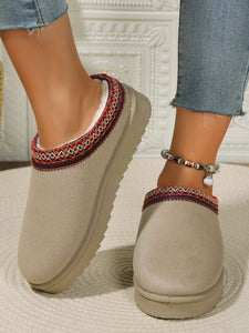 Round Toe Platform Slippers (multiple color options)