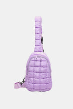 Load image into Gallery viewer, Quilted Nylon Crossbody  Bag  (multiple color options)
