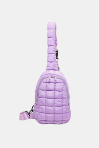 Quilted Nylon Crossbody  Bag  (multiple color options)