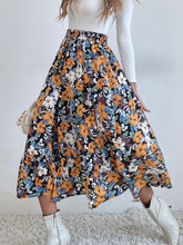 Load image into Gallery viewer, Printed Elastic Waist Midi Skirt (multiple color/print options)
