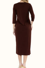 Load image into Gallery viewer, Round Neck Midi Dress (multiple color options)
