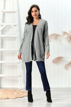 Load image into Gallery viewer, Cable-Knit Open Front Long Sleeve Cardigan (multiple color options)
