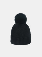 Load image into Gallery viewer, Roll Rim Hat with Pompom
