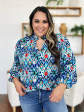 Load image into Gallery viewer, Printed Balloon Sleeve Blouse
