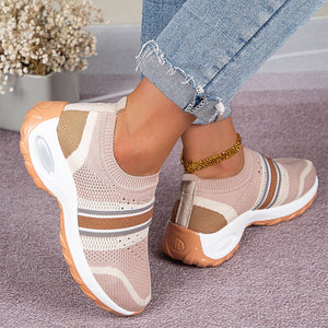 Breathable Round Toe Sneakers  (multiple color options)