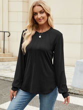 Load image into Gallery viewer, Round Neck Long Sleeve Top (multiple color options)
