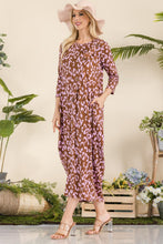 Load image into Gallery viewer, Leopard Contrast Dress with Pockets
