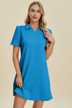 Load image into Gallery viewer, Texture Short Sleeve Dress (multiple color options)
