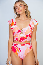 Load image into Gallery viewer, Floral Two Piece Swim Set
