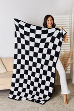 Load image into Gallery viewer, Checkered Decorative Throw Blanket (multiple color options)
