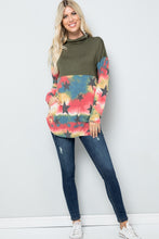 Load image into Gallery viewer, Tie-Dye Star Print Long Sleeve Top
