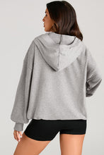 Load image into Gallery viewer, Pocketed Half Zip Long Sleeve Hoodie (multiple color options)
