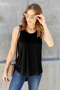 Bamboo Round Neck Tank (2 color options)