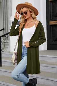 Long Sleeve Open Front Cardigan (multiple color options)