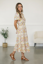 Load image into Gallery viewer, Petals in the Breeze Smocked Midi Dress
