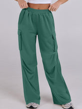 Load image into Gallery viewer, Elastic Waist Wide Leg Pants with Pockets (multiple color options)
