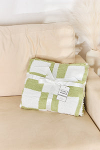 Checkered Decorative Throw Blanket (multiple color options)