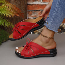 Load image into Gallery viewer, Tied Open Toe Low Heel Sandals  (multiple color options)
