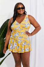 Load image into Gallery viewer, Clear Waters Swim Dress in Mustard
