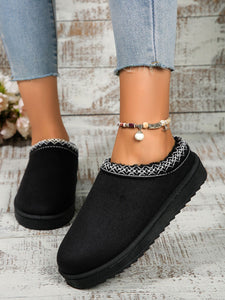 Round Toe Platform Slippers (multiple color options)