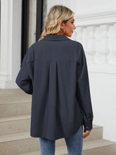 Load image into Gallery viewer, Button Up Long Sleeve Shirt with Breast Pockets (multiple color options)
