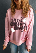 Load image into Gallery viewer, I&#39;m The Ghost With The Most Graphic Round Neck Long Sleeve Sweatshirt
