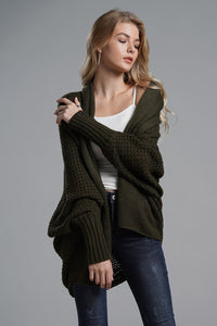 Open Front Batwing Sleeve Cardigan (multiple color options)