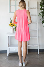 Load image into Gallery viewer, V-Neck Mini Tank Dress with Pockets
