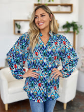 Load image into Gallery viewer, Printed Balloon Sleeve Blouse
